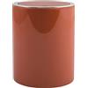 MSV, pattumiera con Coperchio Basculante in PP, Modello Kamaka, pattumiera con Coperchio Basculante Rimovibile, Design Moderno Ideale per WC, bagni, uffici, Rotonda, 6L, Terracotta
