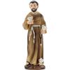 Holyart Statue in resina e PVC: San Francesco uccellini statua resina dipinta 9 cm