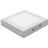 UNIVERSO SRL Plafoniera a Led 12W quadrata 17cm x 17 cm, 1200 lumen, luce fredda 6500 K