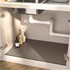 QUANUR Tappetino sottolavello per Cucina Impermeabile,sotto Il Tappetino per lavello,Fodera per Tappetino sottolavello Riutilizzabile,Retro in Gomma,Antiscivolo,Tappetino per lavello Resistente