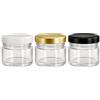 Made in home - Set di 100 vasetti rotondi mini in vetro da 30 ml, dotati di coperchi a vite, ideali per marmellate, frutta, conserve, miele, ecc (100, bianco, 30ml)