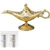 Keptfeet Lampada Magica Aladdin Vintage - of The Lamp Pot Decorazione da tavola in Lega | Non Una Vera Lampada Regalo Decorativo per Feste, Natale, Compleanni