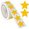 PATIKIL Rotolo di Adesivi a Stella 1.9cm, 500Pz Stelline Adesive Premio Autoadesivi a Forma di Stella per Decorativi Tabelle di Comportamento Forniture Insegnanti e Lavori DIY, Giallo