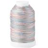 Bestewelry Cordoncino rotondo in poliestere cerato, 230 m, 0,5 mm, 6 strati, filo cerato, per perline, macramè, braccialetti e gioielli, colore: azzurro cielo