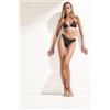 Calzedonia Brasiliana Costume Polka Dot Black Nero