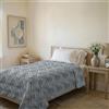 Italian Bed Linen Trapuntino Estivo Linea KARMA Made in Italy Copriletto Stampato in Morbida Microfibra - Trapunta Primavera Estate Mezza Stagione - Geo, Piazza e Mezza 200x240cm
