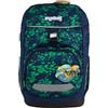 ergobag flex flessibile, ergonomico, leggero, 24 litri, per bambine e bambini FireBear Dragon - Verde