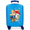 Paw Patrol Be Happy Valigia da cabina blu 33 x 50 x 20 cm rigida ABS chiusura a combinazione laterale 28,4 l 2 kg 4 ruote doppie bagaglio a mano, blu, Valigia cabina