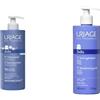Uriage Bébé Crema Lavante Detergente Senza Sapone 500 ml + Latte Idratante Corpo Trattamento Quotidiano 500 ml