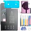 Aousavo Batteria di ricambio Aousavo Phone12 Pro Max A2466, compatibile con iPhone12 Pro Max A2342/A2410/A2412/A2411
