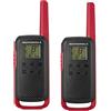 Motorola TALKABOUT T62 two-way radio 16 channels 12500 MHz Black Red