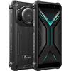 FOSSiBOT 10600mAh Batteria Rugged Smartphone F101, 3.5W Altoparlante, 24MP Fotocamera, IP68 Impermeabile Cellulare, Octa Core 4GB 64GB, Android 12, 5.45 '' HD+, Dual SIM, Impronta Digitale, GPS Rosso