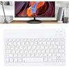 CCYLEZ Tastiera Araba Wireless Ultra Sottile da 10Pollici,Tastiera per Computer Wireless Portatile,Tastiera Bluetooth per Android/OS X/Windows,per Ufficio/Studio