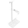 NoneDanGee Supporto PC sotto scrivania, supporto per PC regolabile con fori di raffreddamento per grandi giocatori, PC, risparmio di spazio, capacità di carico 30 kg (bianco)