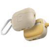 UNIQ Clyde Lock - Custodia compatibile con AirPods Pro di seconda generazione, colore: avorio/giallo canarino