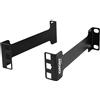 Tecmojo Prolunga per Rack Server 1U, Profondità 151,5mm, Adattatore da Incasso per Rack, Kit Adattatore per Montaggio su Rack, Estensione per Rack di Rete, Nero