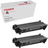 Genérico TN3430 / TN3480 pack 2 cartucce toner compatibili per Brother TN-3430 / TN-3480 per HL L6250DN, HL L6300, HL L6400, HL L6450DW, HL L5000D, HL L5100, L5200, DCP L6600DW, DCP L5555555555555555 00DN…