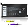 Easy Style Getue WDX0R Replacement Laptop Battery for dell Inspiron 13 5368 5378 5379 7368 7378 dell Inspiron 14 7460 dell Inspiron 15 5565 5567 5568 5578 7560 7569 7570 7579 dell Inspiron 17 5765 5767 5770