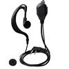 HYSHIKRA Cuffie radio bidirezionali a forma di G con microfono Cuffie a forma di G a sospensione Compatibile con Baofeng UV-5R BF-888S Kenwood Walkie Talkie (1 pezzo)