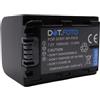 Dot.Foto NP-FH60, NP-FH70 Premium 7.2v / 1800mAh Batteria Ricaricabile per Sony HDR-XR100 HDR-XR105 HDR-XR106 HDR-XR200 HDR-XR500 HDR-XR520