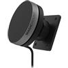Scosche MEQMRAMPS MagicMount Qi2 15 W Wireless Car Charger Mount 15W W/AMPS Supporto magnetico per MagSafe iPhone 12 e versioni successive