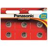Panasonic Cr2016 Micropile al Litio, Blister 12, Argento