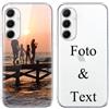 Yoedge Cover Personalizzata Custodia per Samsung Galaxy A55 5G 6,5 Personalizzato con Foto Testi Disegni Personalizza Custodia Immagine, Antiurto Trasparente Personalizzabili Case per Samsung A55 5G
