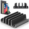 Elestoria Supporto verticale per computer portatile multiplo, supporto verticale regolabile per 5 dispositivi, adatto a tutti i MacBook, laptop, tablet e cellulari (fino a 17,3 pollici), supporto verticale