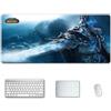 ITBT World of Warcraft Tappetino Mouse Gaming, Grande Anime Mouse Pad XXL 900x400mm Confortevole, Lavabile, 3mm Antiscivolo Tappetino Scrivania Supporto per Ufficio Computer, Adatto per computer e PC, W