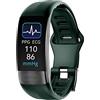 MITLOW Orologio Intelligente con rilevamento della Temperatura, monitoraggio ECG + PPG, monitoraggio della frequenza cardiaca/Pressione sanguigna/Ossigeno