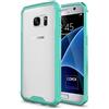 doupi PerfectFit AirClear Custodia per Samsung Galaxy S7, Cristallino Backcover e Protettivo Telaio Paraurti, Turchese