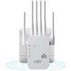 Gyiocill Ripetitore WiFi, Amplificatore WiFi, Range Amplificatore Wi-Fi, Dual Band Wi-Fi Extender con 6 Potenti Antenne, Ripetitore di Segnale da1200 Mbps (5GHz/2.4GHz), Copertura di 2150 Sq.Ft