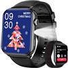 IOWODO Smartwatch Donna Elegante con Cinturino Milanese, Ultra Leggero 62g, Chiamate Bluetooth, Salute Femminile, Assistente Vocale AI, 100+ Sport, Resistente all'Acqua fino a 10M, Android iOS