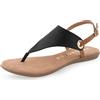 Aerosoles Conclusion, Sandali Bassi Donna, Nero Combo, 40 EU