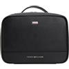 Tommy Hilfiger TH Central Travel Washbag Am0am14550, Borsa da Bagno Uomo, Black (Black), One Size