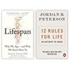 Generic Lifespan Why We Age and Why We Don't Have To By Dr David A. Sinclair & 12 Rules for Life An Antidote to Chaos By Jordan B. Peterson 2 books Collection Set
