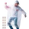 American Logic NASA Poncho Antipioggia Adulti (Pacco da 10) - PE Antistrappo, Impermeabile 3000mm, Ignifugo