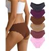 Dawnrole Briefs Biancheria Intima da Donna Non Mostrare Mutandine Mutandine Traspiranti da Donna Multipack