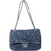 AZIDWERYQ Borsa in Denim 14, 17x5, 12x8, 27 Pollici Borsa a Tracolla a Catena in Denim Morbida e alla Moda, Casual, di capacità, Borsetta da Donna e Ragazza
