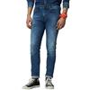 Gas Sax Zip Jeans, Blu Denim STR 10 1/2 oz, 30 W Regolare Uomo