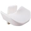 Axorafow Portabicchieri per saltare in addominali per ostacoli di allenamento equestre - 8,5 x 13 cm per staffa per palo senza perni senza perno bianco (1 confezione) (1 pz)