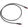 Axorafow Cavo connettore per display Ebike impermeabile a 2 o 3 o 4 o 5 pin per componenti elettrici per bici - linea di estensione del segnale 80 cm alloggiamento in plastica acciaio nero (maschio a
