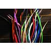 SPSMOKH 60 piume d'oca in 15 colori, fibre appuntite per la costruzione di mosche, code di ninfa, antenne e ali da pesca