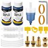 OPEIXSAYKOC Kit di spurgo per MAGURA MT5 MT7 MT8 MT2 HS33 ecc., kit di sfiato freni a disco idraulici per bicicletta, con olio minerale da 120 ml, liquido freni sangue e imbuto trasparente