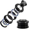 CNCLOL Sterzo bicicletta 1 1/8, set sterzo 34 mm/44 mm/41,8-52 mm/44-55 mm/44-56 mm, cuscinetto sterzo MTB/BMX, semiintegrato, con cuscinetti sigillati.