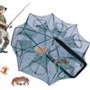 Generic Rete da pesca pieghevole, rete da pesca robusta, versatile e pieghevole, 8 fori, per aragoste