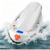 Aredwhiterui Water Scooter Portatile per Adulti, Tavola Stile Surf 2 in 1, Potenza 6000W, Autonomia 40-80Min, profondità Subacquea 5M, Tavola da Nuoto per Piscina, Spiaggia e Lago