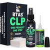 BTAS Detergente per pistola e lubrificante CLP pistola olio pulizia kit universale spray solvente 2oz.1 oz bottiglia di olio ago