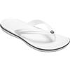 Crocs Crocband Flip, Infradito Unisex - Adulto, White Black, 41/42 EU