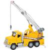 Driven by Battat - Micro autogru - Camion gru per bambini - Veicolo da costruzione giocattolo - Parti mobili - Luci e suoni - 3 anni +